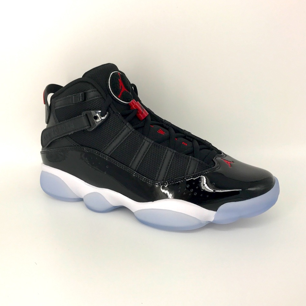 Jordan’s 6 Rings Black Gym Red